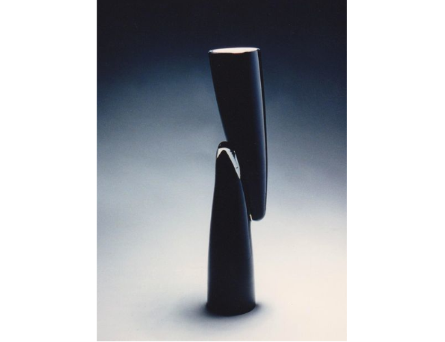 Vase Cornes noir